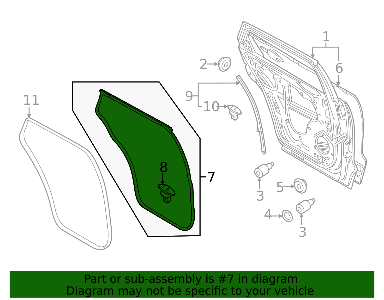 2024-2025 Mazda 2024 Mazda CX-90 - Surround Weather-Strip KMV6-73