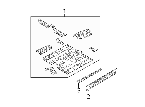 Floor for 2008 Ford Fusion #0
