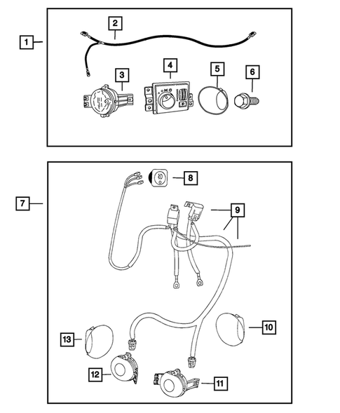 Fog Lights and Electrical for 2008 Dodge Ram 1500 #0