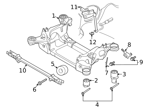 Suspension Mounting for 2023 Porsche Taycan #1