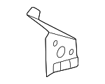 41219635507 - Body: Striker Plate Reinforcement for BMW Image