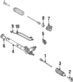 26026744 - Steering: Outer Tie Rod for Buick: Electra, LeSabre, Park Avenue | Cadillac: 60 Special, DeVille, Fleetwood | Oldsmobile: 88, 98, Delta 88, LSS, Regency | Pontiac: Bonneville Image