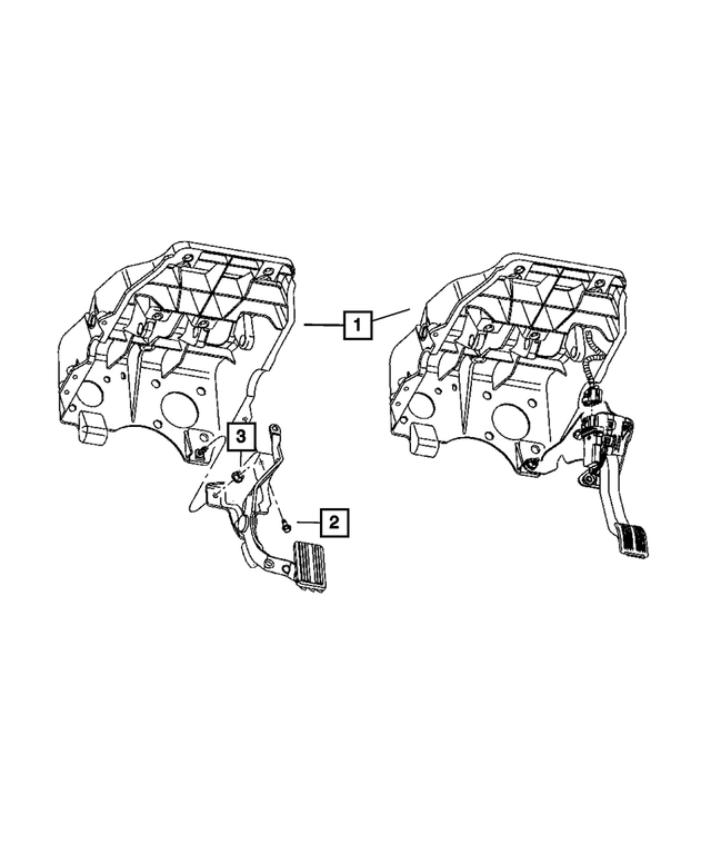 52122409AE - Fuel: Adjustable Pedal Assembly for Mopar Image