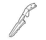 41007347178 - : Wheel Housing Side Panel Brace for BMW: 428i, 428i xDrive, 430i, 430i xDrive, 435i, 435i xDrive, 440i, 440i xDrive, M4 Image