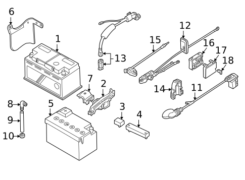 Battery for 2000 BMW 323Ci #0