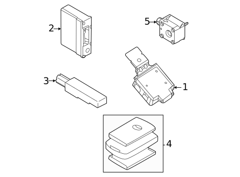 Keyless Entry Components for 2023 Mazda MX-30 EV #0