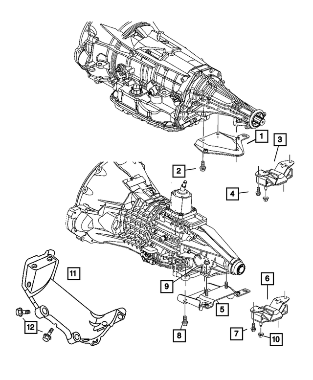 « 6101510 – Engine Mounting : Collerette De Verrouillage Ecrou, Montage pour Mopar Image »