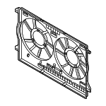 4M0121207 - Cooling System: Fan Shroud for Audi: RS Q8, S8, SQ7, SQ8 Image