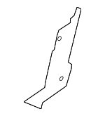 5C3858198ACA9 - Body: Cover Plate for Volkswagen: Beetle Image