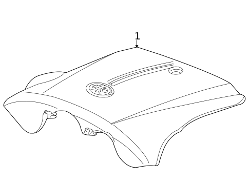 Engine Appearance Cover for 2010 Ford Crown Victoria #0