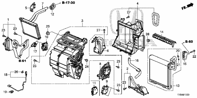 Heater Unit for 2019 Honda HR-V #0