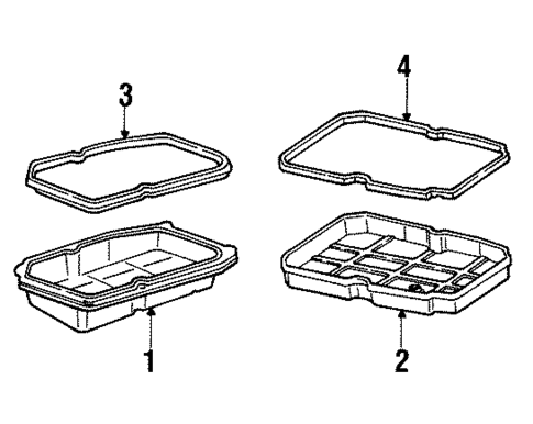 Transmission Components for 1998 Mercedes-Benz CL600 #0