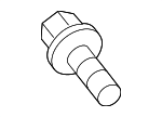 90148A0017 - Body: Striker Screw for Scion: iM, iQ, xB | Toyota: 4Runner, Avalon, bZ4X, C-HR, Camry, Corolla, Corolla Cross, Corolla iM, Crown, Crown Signia, GR Corolla, Grand Highlander, Highlander, Land Cruiser, Mirai, Prius, Prius AWD-e, Prius C, Prius Plug-In, Prius Prime, Prius V, RAV4, RAV4 Prime, Sequoia, Sienna, Venza, Yaris Image