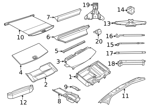 Interior Trim - Rear Body for 2024 Dodge Durango #0