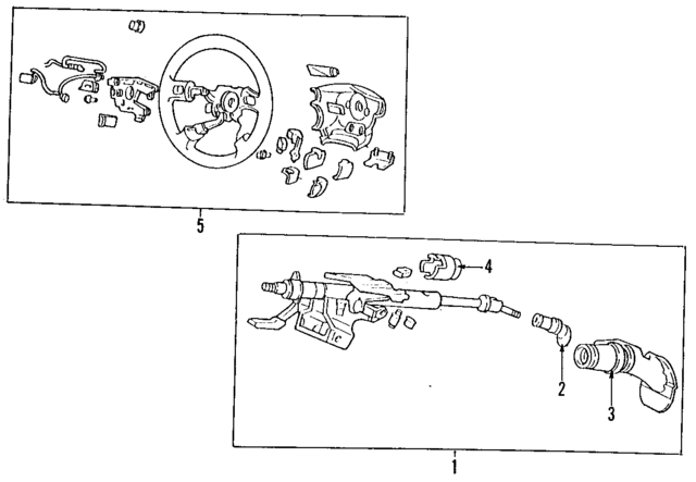 78510ST7A61ZB - Steering: Steering Wheel for Acura Image