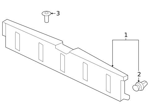Interior Trim - Tail Gate for 2011 Mitsubishi Outlander #0