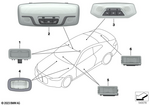 63319472764 - Lighting: Mirror Light, Led for BMW Image