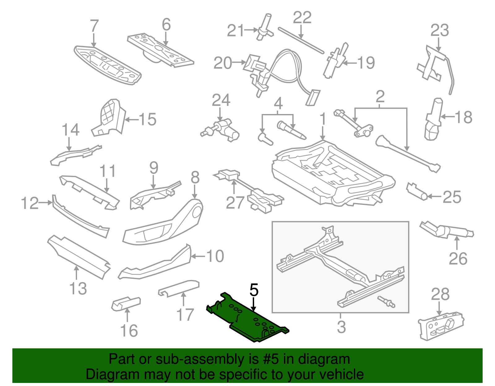 Support Plate - BMW (52-10-7-242-078)