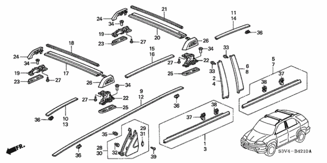 Molding for 2003 Acura MDX #0