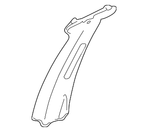 3F1Z5424356AAB - Body: Door Pillar Post Trim Set for Ford Image