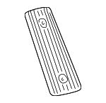 YF1Z5412020AA - Body: Foot Rest Pad for FORD Image
