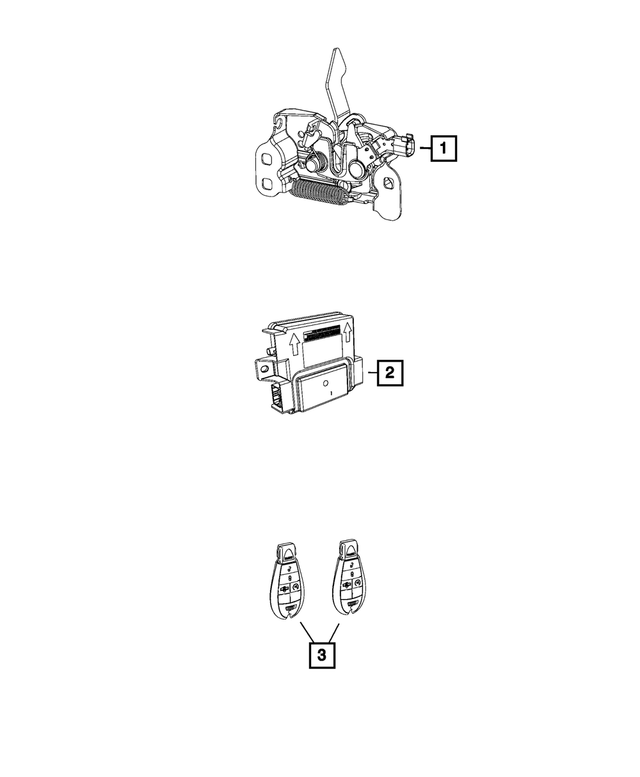 68319689AB - Electrical: Hub Receiver for Mopar Image