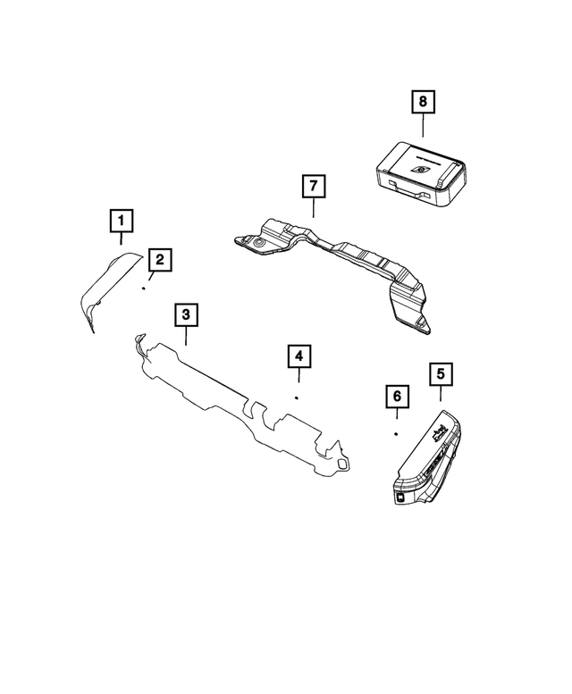 6RX92TX7AD - Interior Trim: Side Trim Panel for Mopar Image