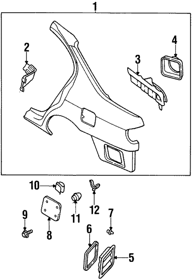 768073J100 - Body: Pressure Valve Seal for INFINITI: G20 Image