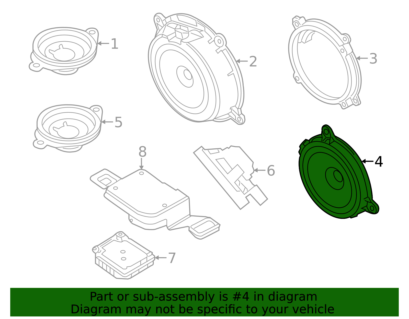 BHP1-66-960 - Speaker - 2014-2020 Mazda | Mazda Parts Factor
