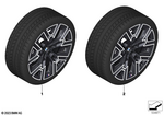 36115B61EE7 - : Tpm Wheel With Tire Winter Midnight Gray for BMW Image