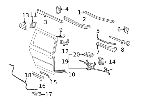Tracks & Components for 2005 Saturn Relay #0
