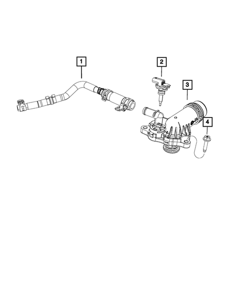 Water Pump and Related Parts for 2020 Chrysler Voyager #1