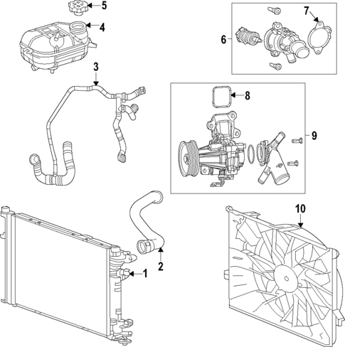 Cooling System for 2024 Jeep Compass #0