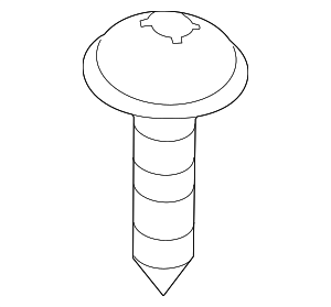 7147402849 - Body: Side Gate Trim Screw for BMW: 840i, 840i Gran Coupe, 840i xDrive, 840i xDrive Gran Coupe, M8, M8 Gran Coupe, M850i xDrive, M850i xDrive Gran Coupe, X1, X2, X3, X4, X5, X7, XM Image