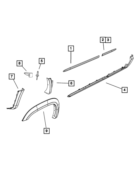 Moldings and Ornamentation for 2008 Dodge Dakota #0