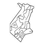 6121611010 - Body: Side Rail for Lexus: LC500, LC500h Image