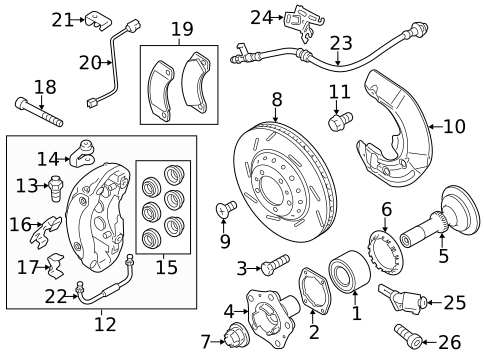 Brake Components for 2016 Porsche Panamera #1
