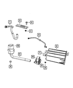 6502847 - Emission Controls: Hex Head Bolt And Washer, Mounting for Mopar Image