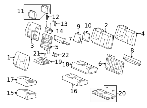 Second Row Seats for 2008 Hummer H2 #1