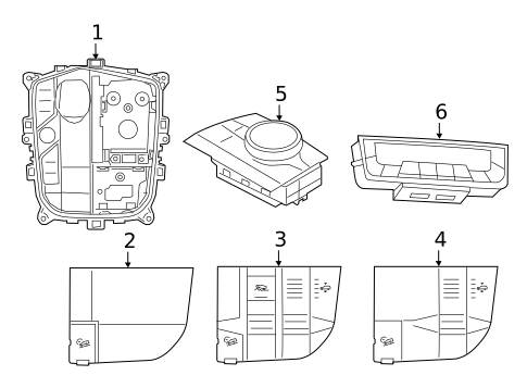 Center Console for 2024 BMW M850i xDrive #2