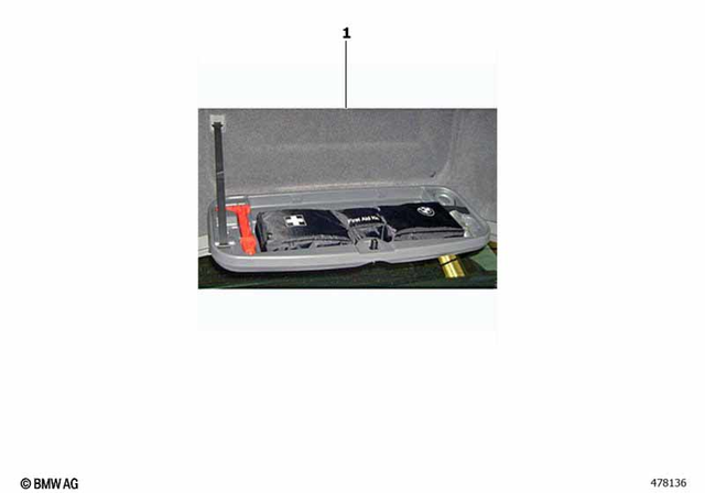 82110146022 - Interior: First Aid Kit for BMW Image