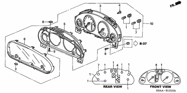 Meter Components (NS) for 2006 Honda CR-V #0