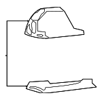 ZZCA51270 - Electrical: License Lamp for Mazda: Tribute Image