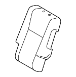 710780E092B3 - Body: Seat Back Cover for Toyota: Highlander Image