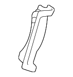 718650E030A0 - Body: Seat Back Frame Bezel for Toyota: Highlander Image