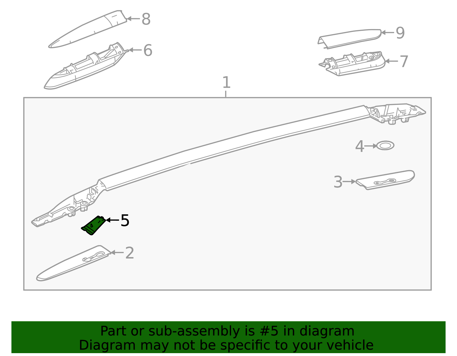 2013-2018 Toyota RAV4 2013-2018 Toyota RAV4 - Luggage Rack End