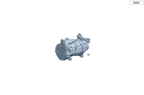 Refrigerant Compressor for 2025 Mercedes-Benz EQS 450 SUV #0