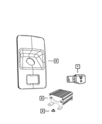 1VF33HL1AA - Electrical: Console End Cap for Mopar Image image