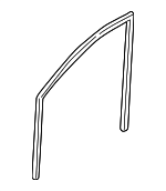 825302D000 - : 2001-2006 Hyundai Elantra - Run Channel for Hyundai: Elantra Image