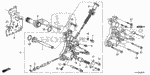 24271RWE000 - Transmission - Automatic: SHAFT, SHIFT FORK for Honda Image
